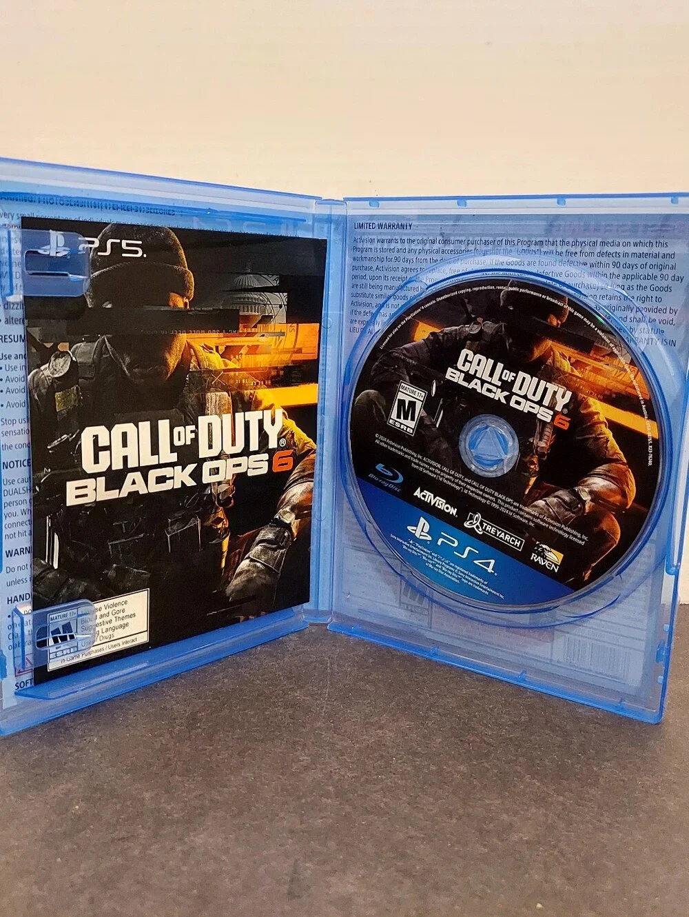 Call Of Duty: Black Ops 6 Sony PlayStation 4 PS4 call of duty black ops 6 ps4